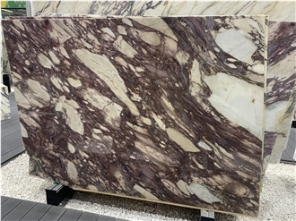 White Italian Calacatta Viola Marble Slabs For Indoor