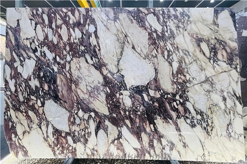White Italian Calacatta Viola Marble Slabs For Indoor