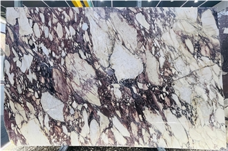 White Italian Calacatta Viola Marble Slabs For Indoor