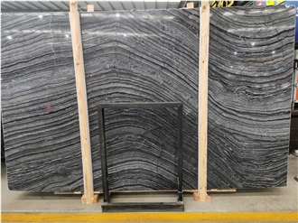 Zebra Black Wooden Marble,Ancient Wood Grain Marble Slabs