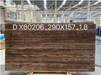 Persian Silver Grey Travertine Slabs For Engeerings