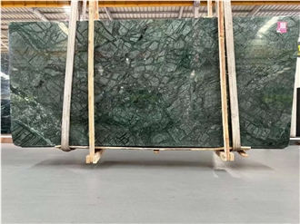 Verde Alpi Marble Slabs For Furniture Tops Applications