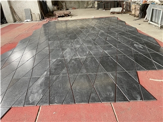 Leather Angola Black Granite Tiles For Indoor Floor Leather Angola Black Granite Tiles For Indoor Floor