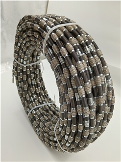 Vacuum Brazed Diamond Quarry Wire For Marble And Limestone