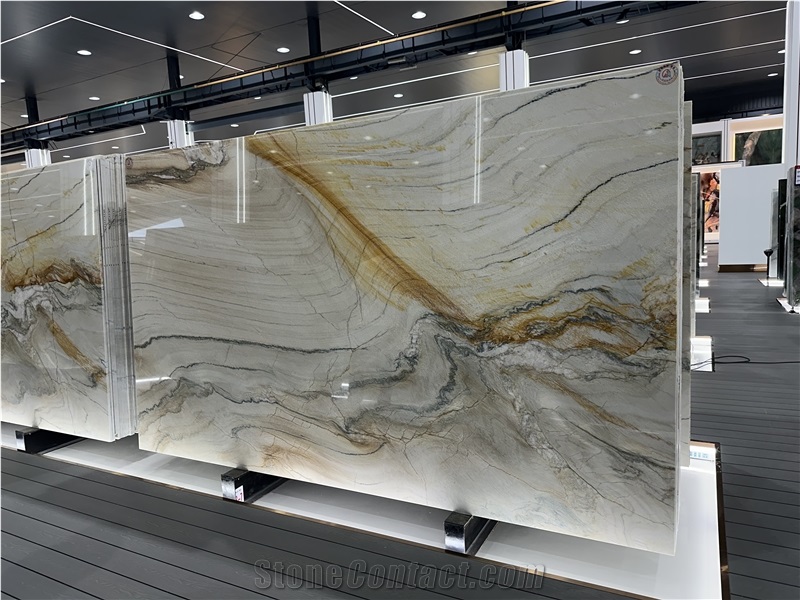 Brazil Prosperity Quartzite Luxury Stone Natural Feature Wall Slabs