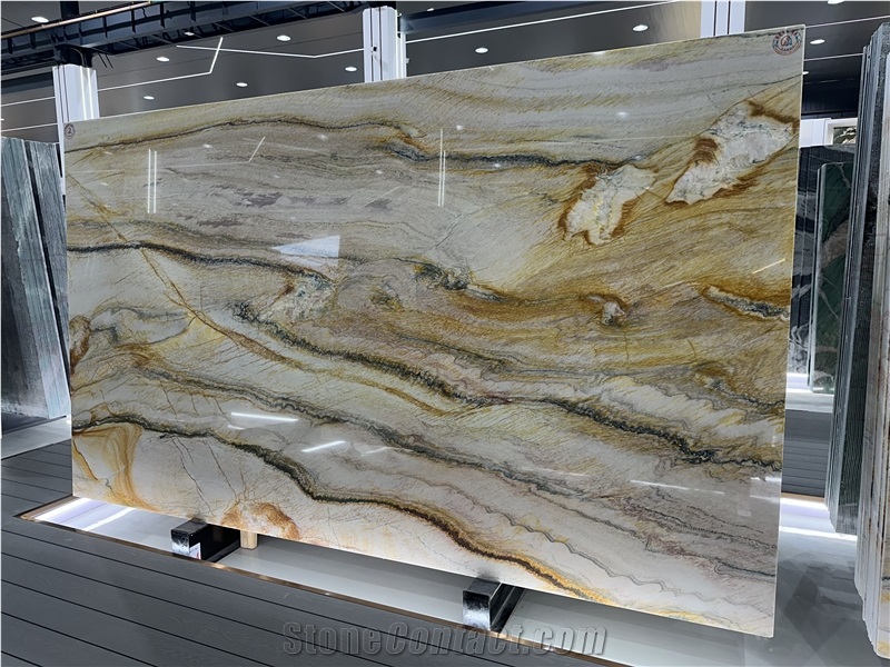Brazil Prosperity Quartzite Luxury Stone Natural Feature Wall Slabs