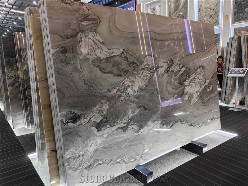 Brazil Prosperity Quartzite Luxury Stone Natural Feature Wall Slabs
