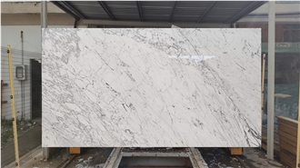 White Carrara Venatino Marble Slabs, Tiles