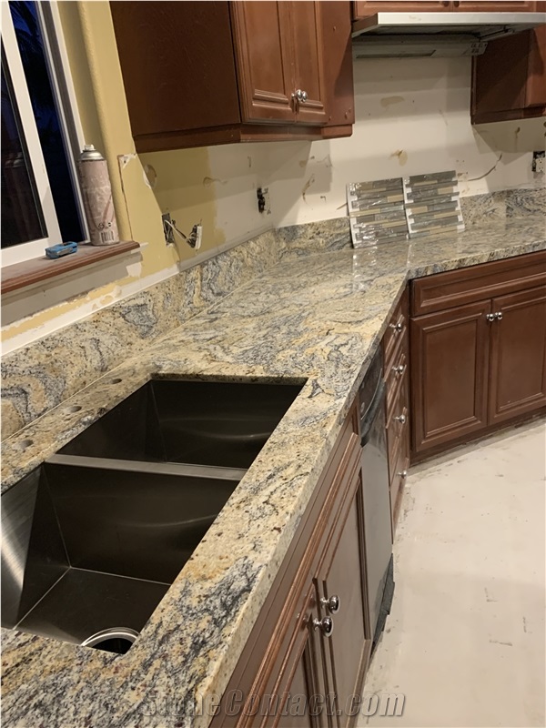 Golden Royal Granite Kitchen Countertop