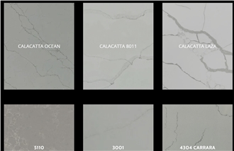 Calacatta Laza Quartz Slabs