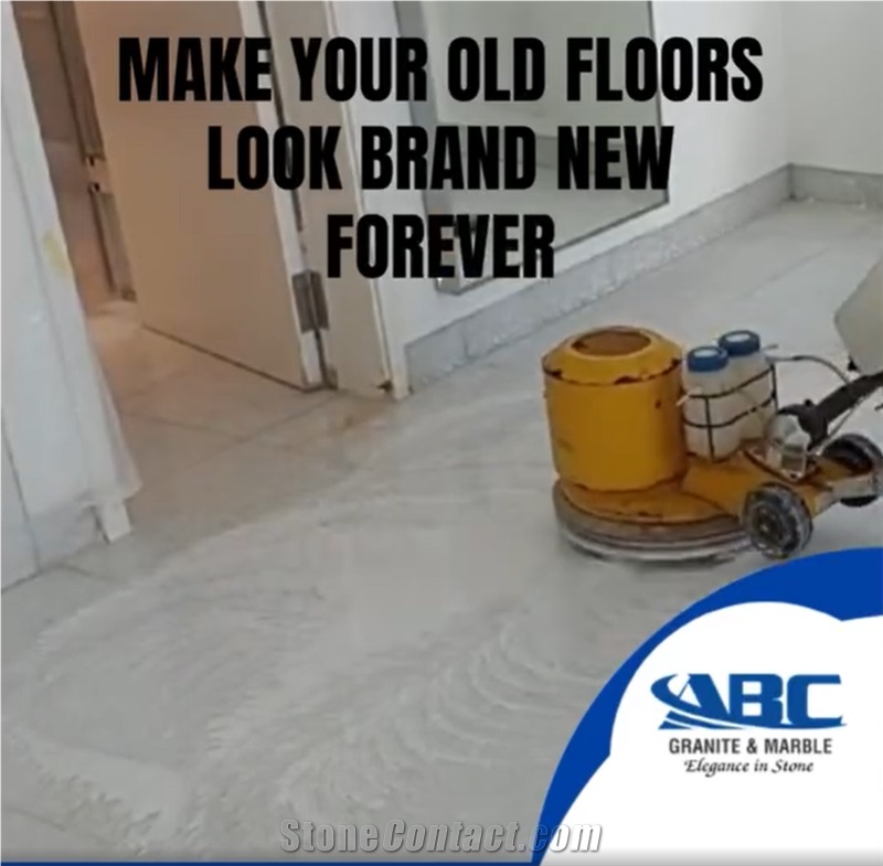 Natural Stone Floor Maintenance Polishing Grinding