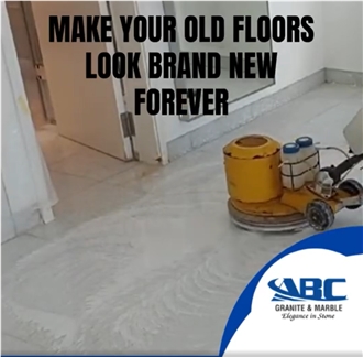 Natural Stone Floor Maintenance Polishing Grinding