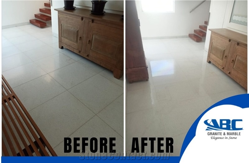Natural Stone Floor Maintenance Polishing Grinding