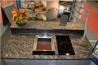Spectrus Grey Granite Kitchen Countertops Spectrus Grey Granite Kitchen Countertops