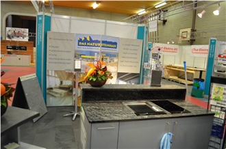 Spectrus Grey Granite Kitchen Countertops