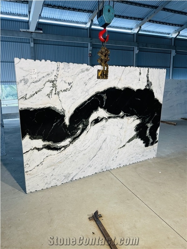 Panda White Marble - Dalmata Marble Slabs