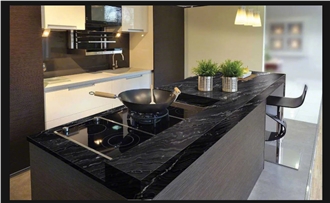 Agatha Black Granite 2Cm Slabs