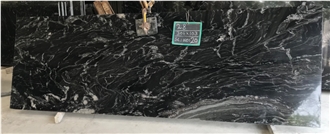 Polished Black Forest Granite Slabs