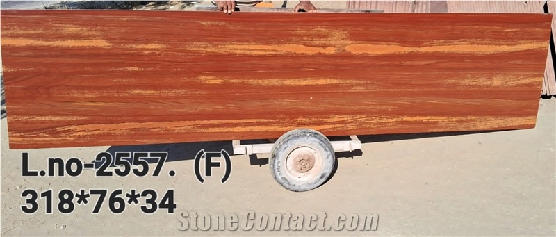Red Limestone Slabs
