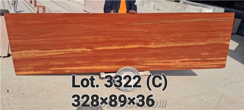 Red Limestone Slabs