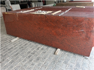 Red Purperry Granite Cutter Slabs