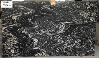 Sunset Black Granite Slabs