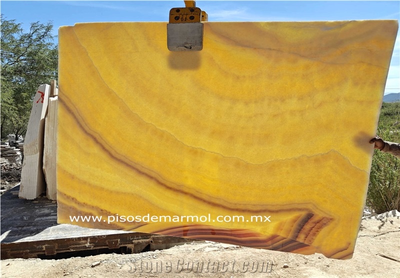 Miele Onyx Slabs, Golden Yellow Onyx Slabs