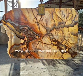 Miele Onyx Slabs, Golden Yellow Onyx Slabs
