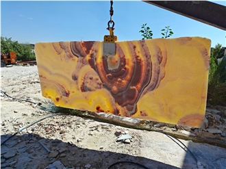 Miele Onyx Slabs, Golden Yellow Onyx Slabs