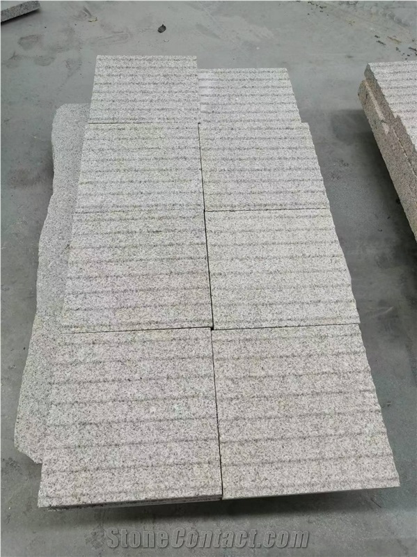 G682 Granite Cube Stone Paver,Sun Golden Cobblestone Tiles