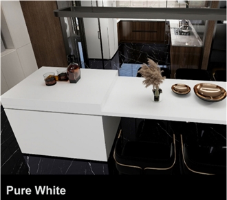 Pure White Sintered  Stone Slabs