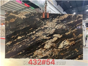 Brazil Nero Volcano Granite Slabs