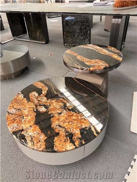 Brazil Nero Volcano Granite Slabs