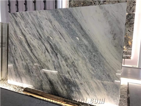 Garda Crystal Blue Marble Slabs