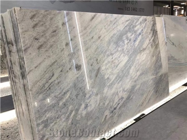 Garda Crystal Blue Marble Slabs