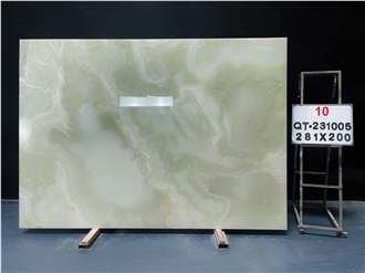 Light Green Onyx Slabs
