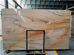 Macaubas Gold Quartzite Slabs Tiles