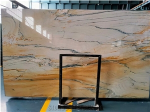 Macaubas Gold Quartzite Slabs Tiles