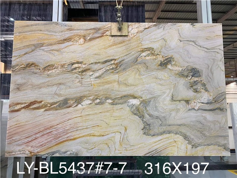 Ocean Wave Quartzite  Slabs
