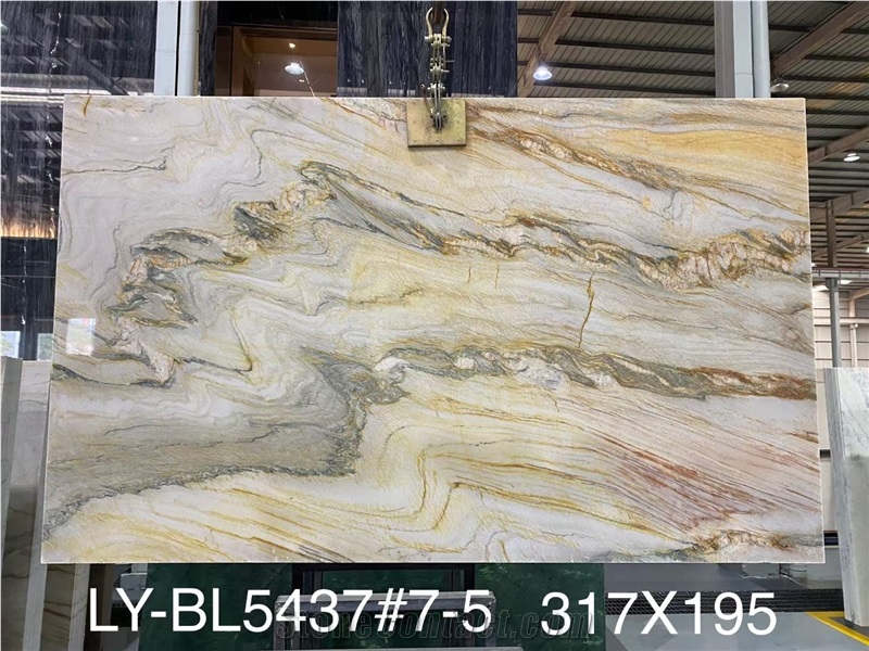 Ocean Wave Quartzite  Slabs