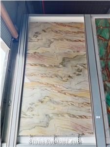 Ocean Wave Quartzite  Slabs