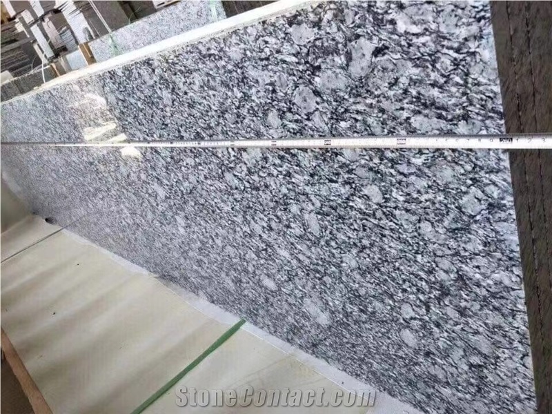 Spary White Granite Slabs