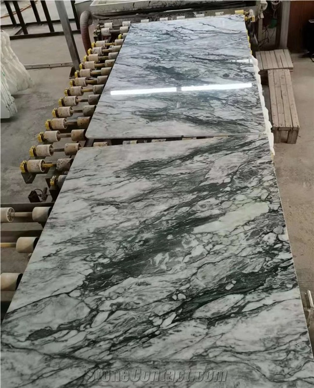 Violet Green Marble Slabs