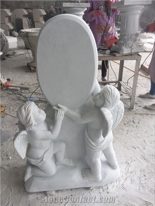 White Marble Pedestal Column