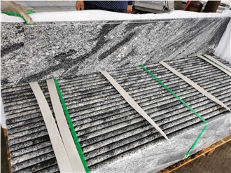 Beautiful China Juparana Grey Granite Tiles