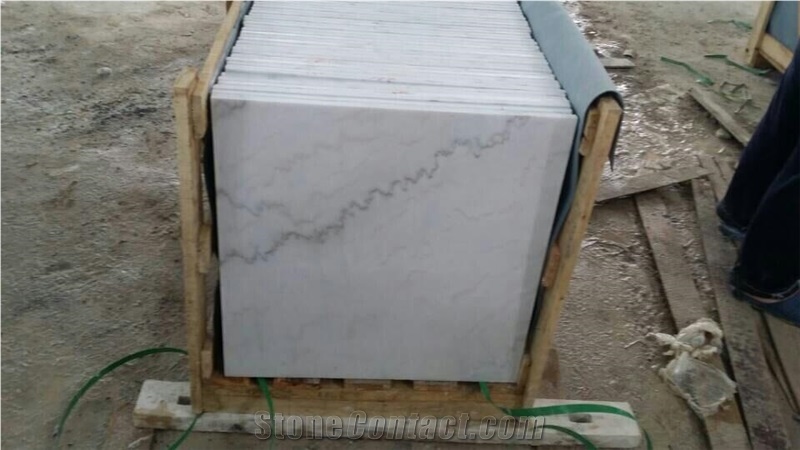 Beautiful Guangxi White Marble Tiles