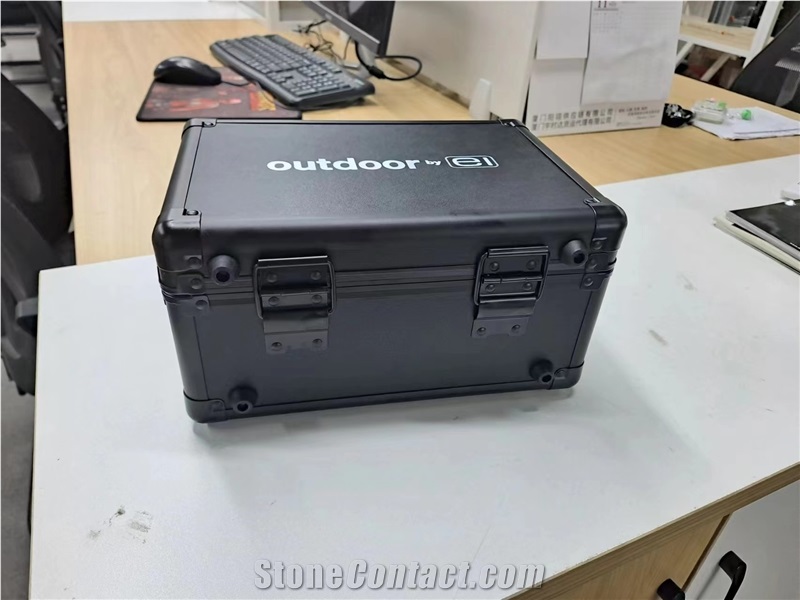 Aluminum Sample Display Case For Stone Samples