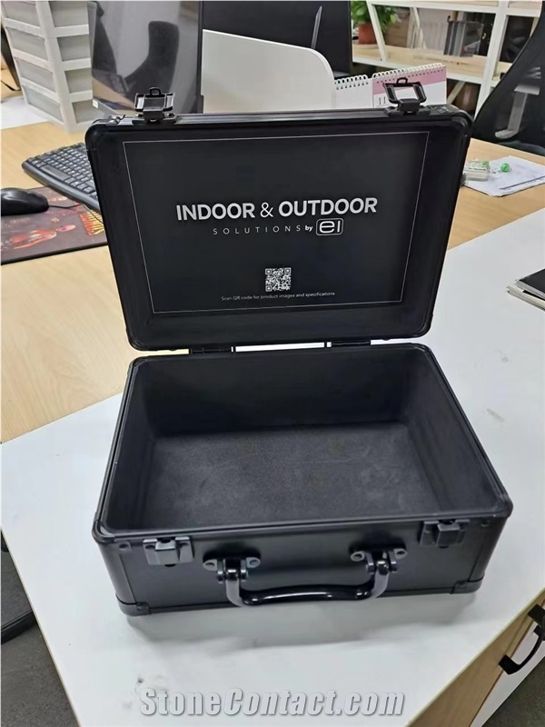 Aluminum Sample Display Case For Stone Samples