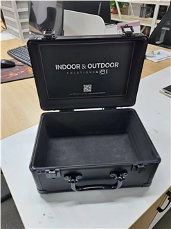 Aluminum Sample Display Case For Stone Samples