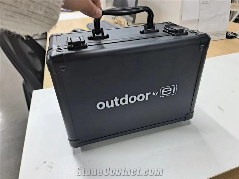 Aluminum Sample Display Case For Stone Samples